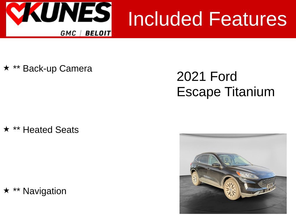 Used 2021 Ford Escape Titanium AWD/4WD image 2