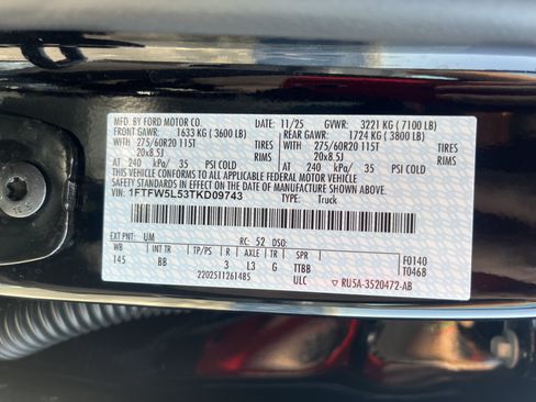 Used 2026 Ford F150 Lariat w/ Equipment Group 501A Mid AWD/4WD image 10