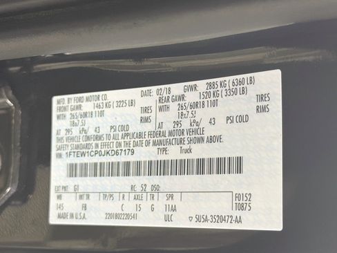 Used 2018 Ford F150 XLT w/ Equipment Group 301A Mid RWD image 12
