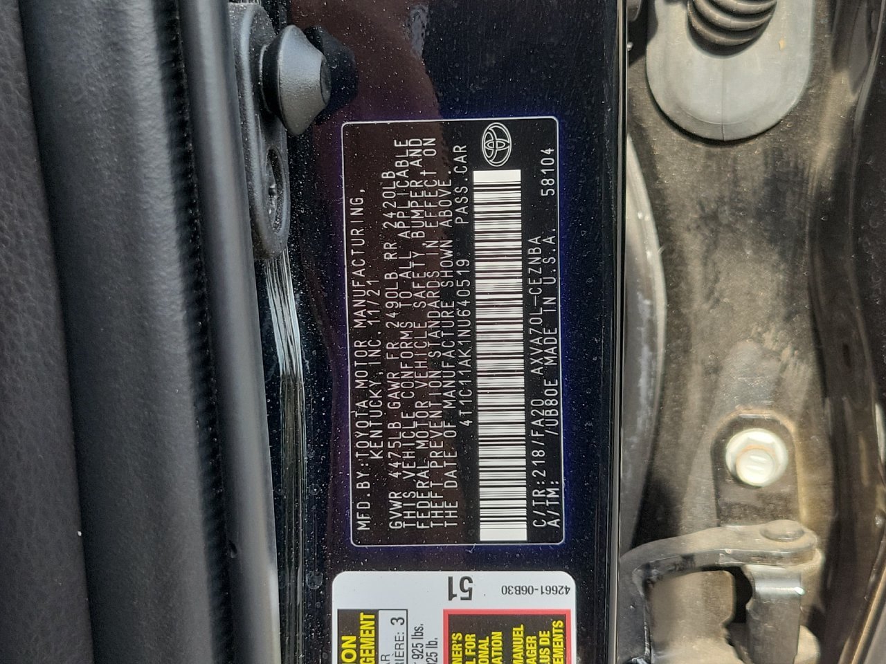 Used 2022 Toyota Camry LE FWD image 32