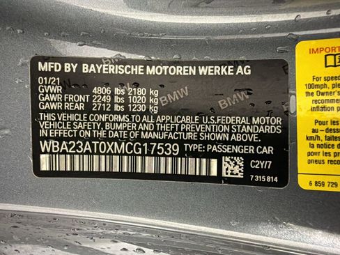 Used 2021 BMW 430i Convertible w/ Convenience Package RWD image 21