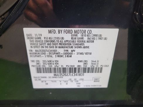 Used 2020 Ford EcoSport SE w/ SE Convenience Package FWD image 33