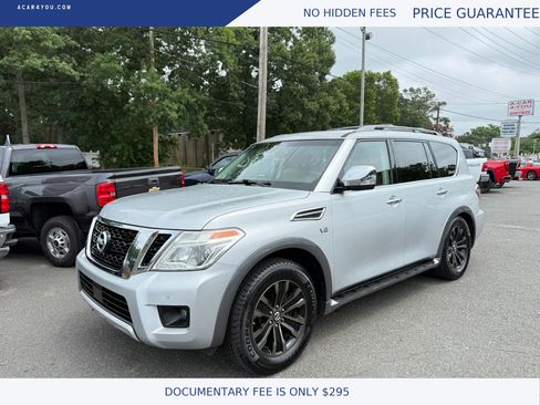 Used 2017 Nissan Armada Platinum w/ Captain Seat Package AWD/4WD image 1