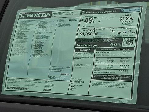 New 2026 Honda Accord EX-L image 3