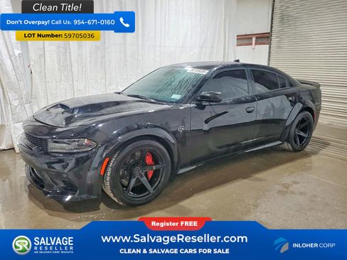 Used 2020 Dodge Charger SRT Hellcat w/ Harman/Kardon Audio Group RWD image 1