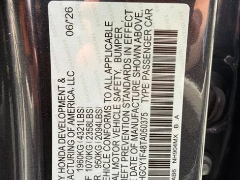 New 2026 Honda Accord SE image 23