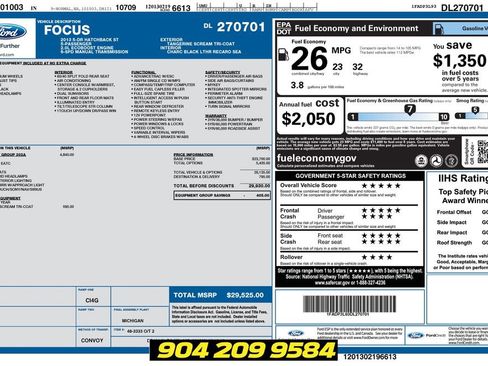 Used 2013 Ford Focus ST FWD image 4