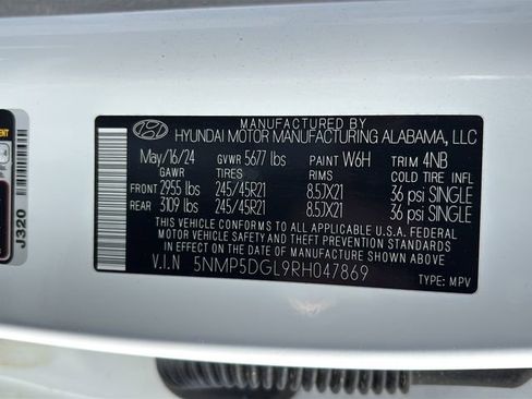 Used 2024 Hyundai Santa Fe Calligraphy AWD/4WD image 42