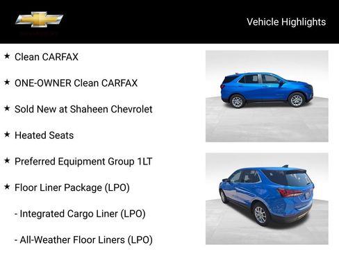 Certified 2024 Chevrolet Equinox LT w/ LPO, Floor Liner Package FWD image 18