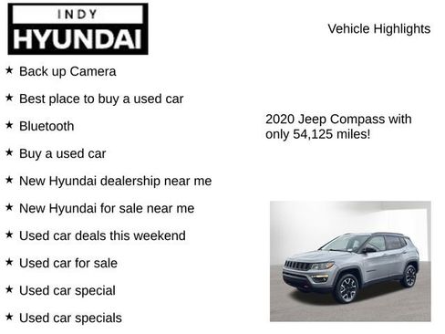 Used 2020 Jeep Compass Trailhawk AWD/4WD image 7