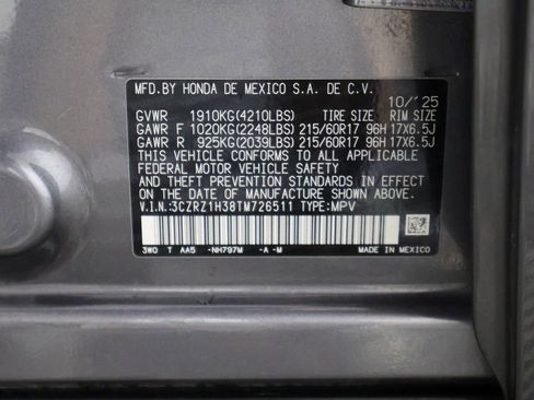 Certified 2026 Honda HR-V LX image 48