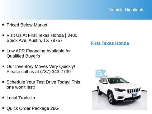 Used 2020 Jeep Cherokee Limited image 9