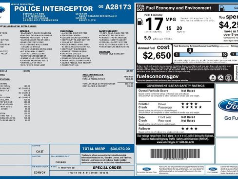 Used 2016 Ford Explorer 4WD Police Interceptor image 4
