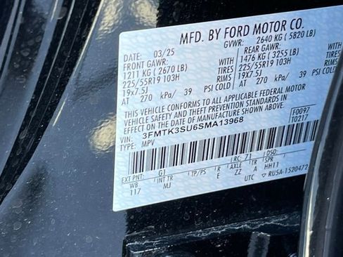 Used 2025 Ford Mustang Mach-E Premium w/ Interior Protection Package AWD/4WD image 4
