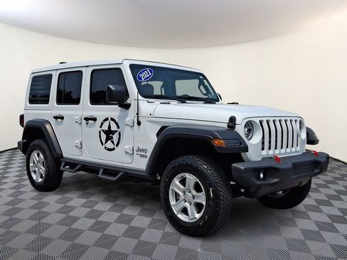 Used 2021 Jeep Wrangler Unlimited Sport w/ Sun And Sound Package AWD/4WD image 1