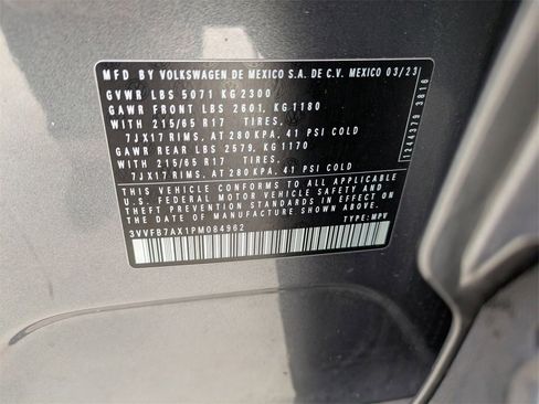 Used 2023 Volkswagen Tiguan S w/ Driver Assistance Package image 37