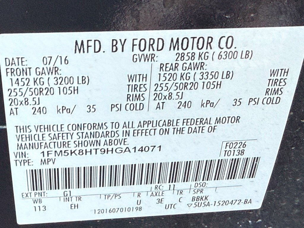 Used 2017 Ford Explorer Platinum AWD/4WD image 17