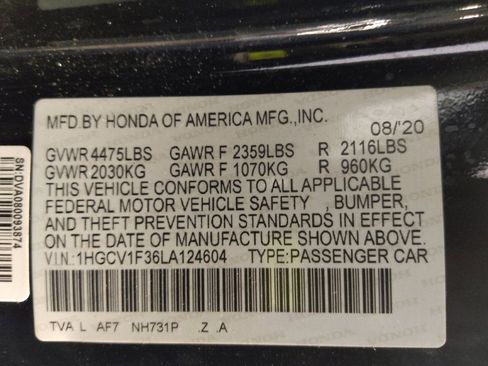 Used 2020 Honda Accord Sport image 33
