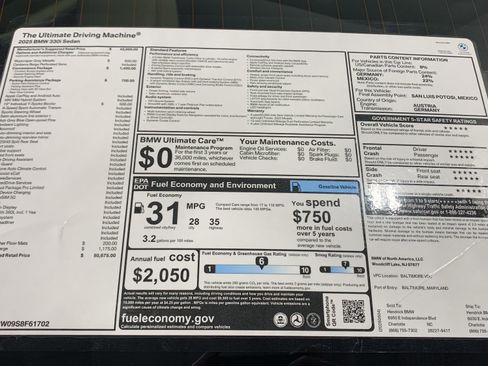 Used 2025 BMW 330i Sedan w/ Convenience Package image 31