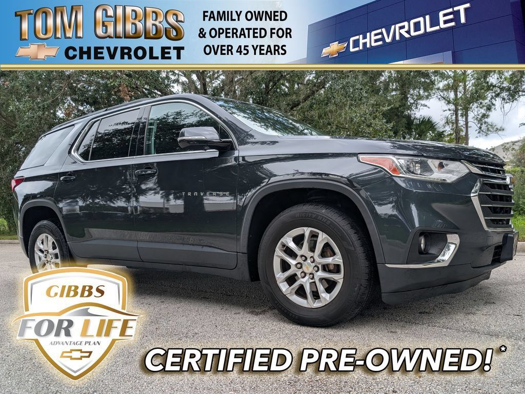 Used 2020 Chevrolet Traverse LT w/ Driver Confidence II Package AWD/4WD image 1