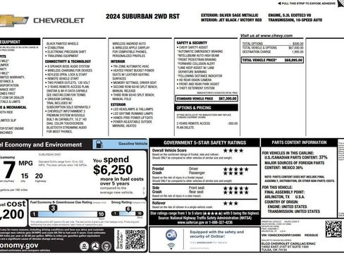 Used 2024 Chevrolet Suburban RST image 3