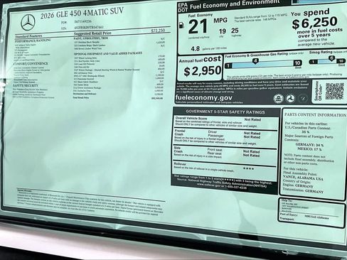 New 2026 Mercedes-Benz GLE 450 4MATIC image 17