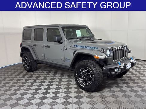 Used 2023 Jeep Wrangler Unlimited Rubicon 4xe w/ Safety Group AWD/4WD image 2