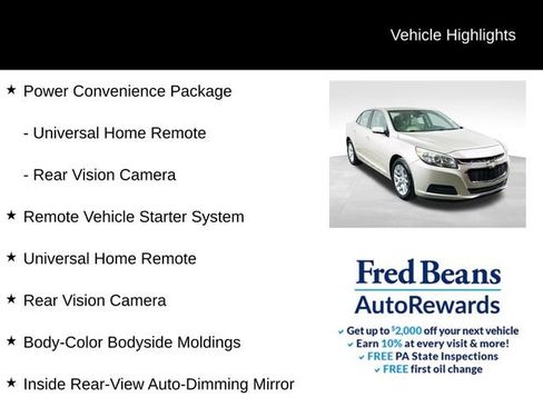 Used 2015 Chevrolet Malibu LT w/ Power Convenience Package image 8