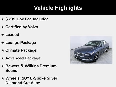 Used 2022 Volvo S90 B6 Inscription w/ Advanced Package AWD/4WD image 5
