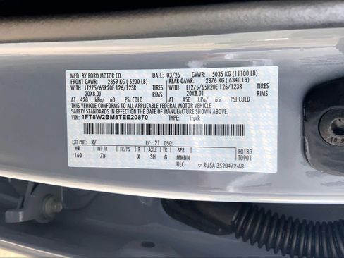New 2026 Ford F250 Platinum AWD/4WD image 16
