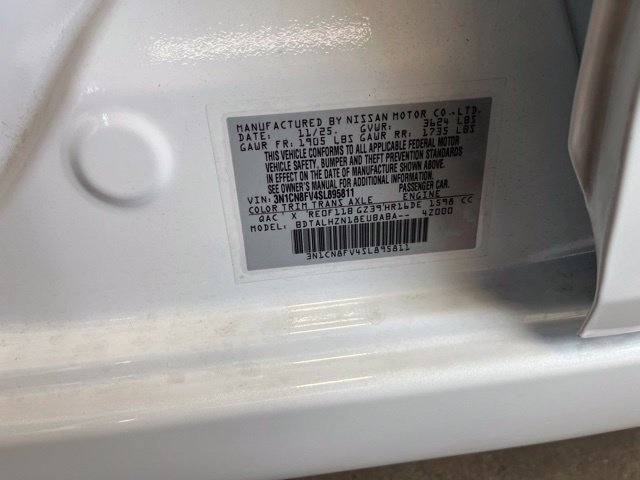 Certified 2025 Nissan Versa SR w/ Trunk Package FWD image 23
