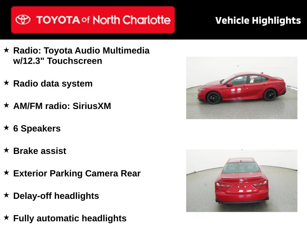 Used 2025 Toyota Camry SE FWD image 4