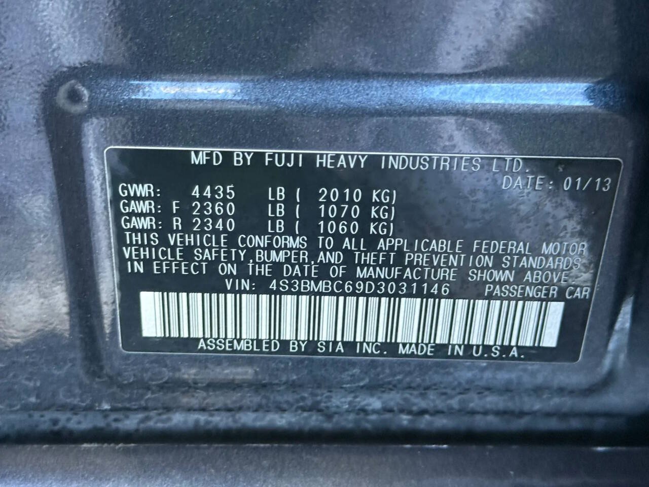 Used 2013 Subaru Legacy 2.5i Premium w/ All-Weather Pkg AWD/4WD image 27