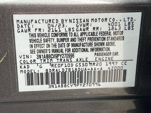 Used 2023 Nissan Sentra SV image 28