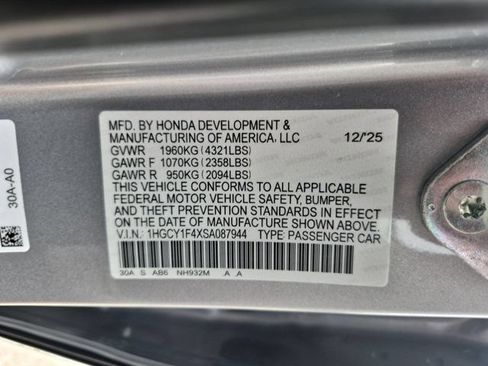 Used 2025 Honda Accord SE image 35