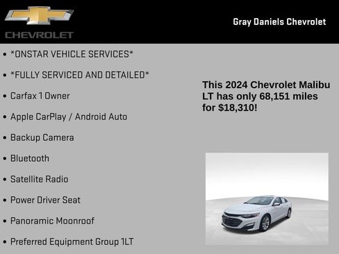 Certified 2024 Chevrolet Malibu LT image 7