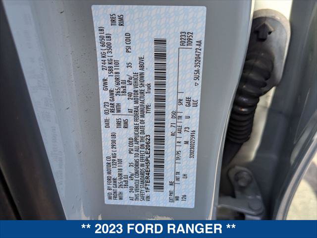 Certified 2023 Ford Ranger XLT w/ Equipment Group 301A Mid RWD image 27