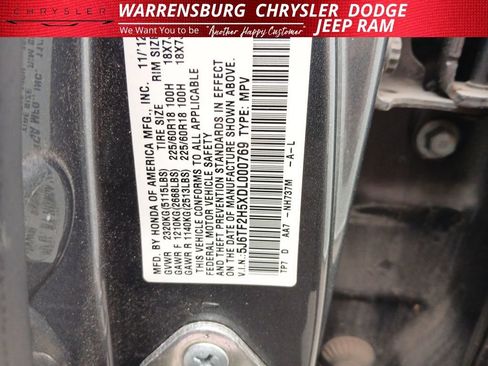 Used 2013 Honda Crosstour EX-L image 9