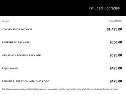 New 2026 GMC Canyon Elevation w/ Convenience Package image 5