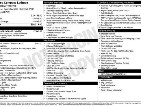 New 2026 Jeep Compass Latitude w/ Quick Order Package 29K image 9