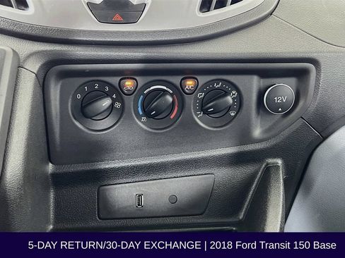 Certified 2018 Ford Transit 150 148 Low Roof w/ Premium Package RWD image 21