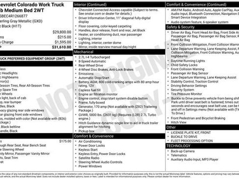 Used 2024 Chevrolet Colorado W/T image 2