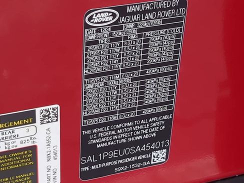 Certified 2025 Land Rover Range Rover Sport SE image 37