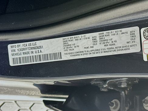 Used 2021 RAM 1500 Big Horn AWD/4WD image 12