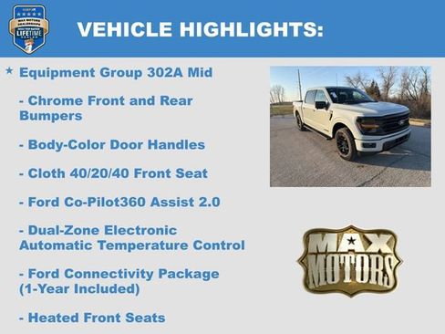 New 2026 Ford F150 XLT w/ Equipment Group 302A MID image 6