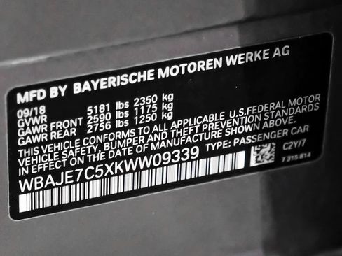 Used 2019 BMW 540i xDrive AWD/4WD image 61
