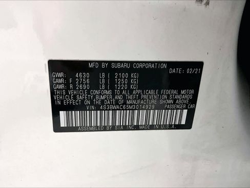 Used 2021 Subaru Legacy Premium w/ Popular Package #1 image 19