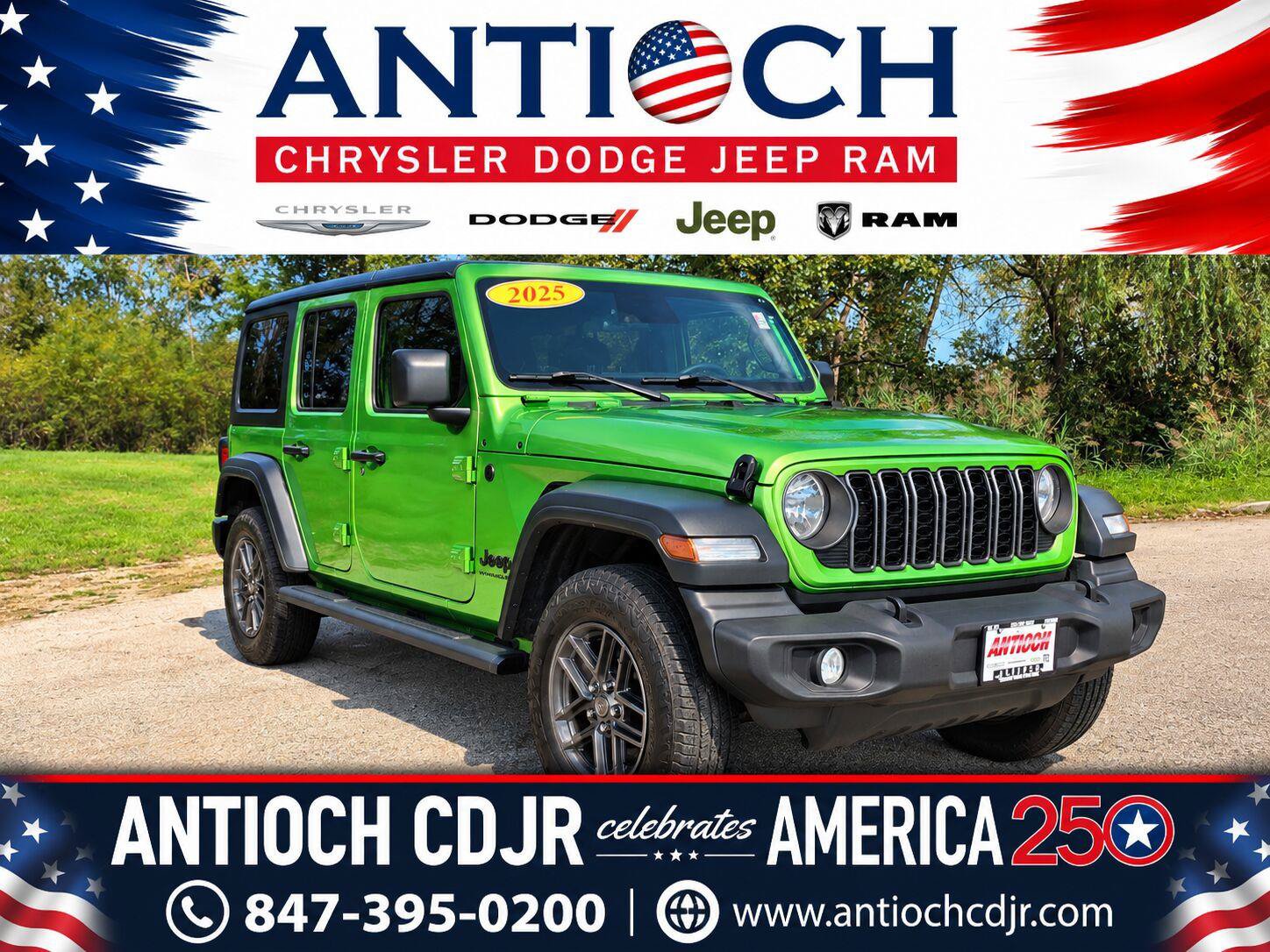 Used 2025 Jeep Wrangler Unlimited Sport AWD/4WD image 1