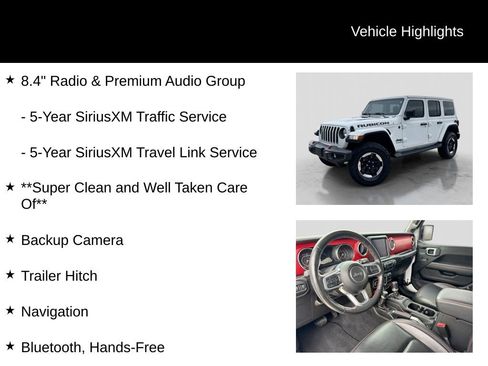 Used 2021 Jeep Wrangler Unlimited Rubicon w/ Uconnect 4C Nav & Sound Group AWD/4WD image 21