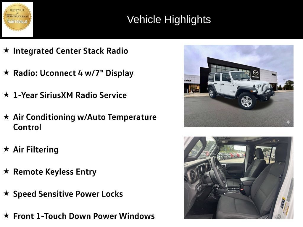 Used 2020 Jeep Wrangler Unlimited Sport S AWD/4WD image 13